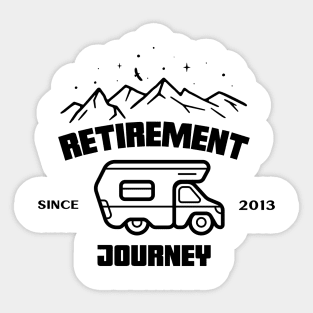 Retirement Journey Sticker